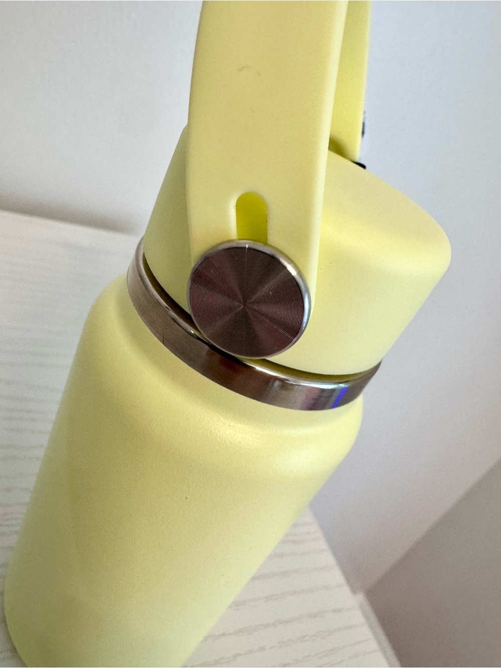 Hydro Flask Spotlight Yellow Mini Water Bottle Micro Hydro, 6.7 oz - Picture 3 of 6